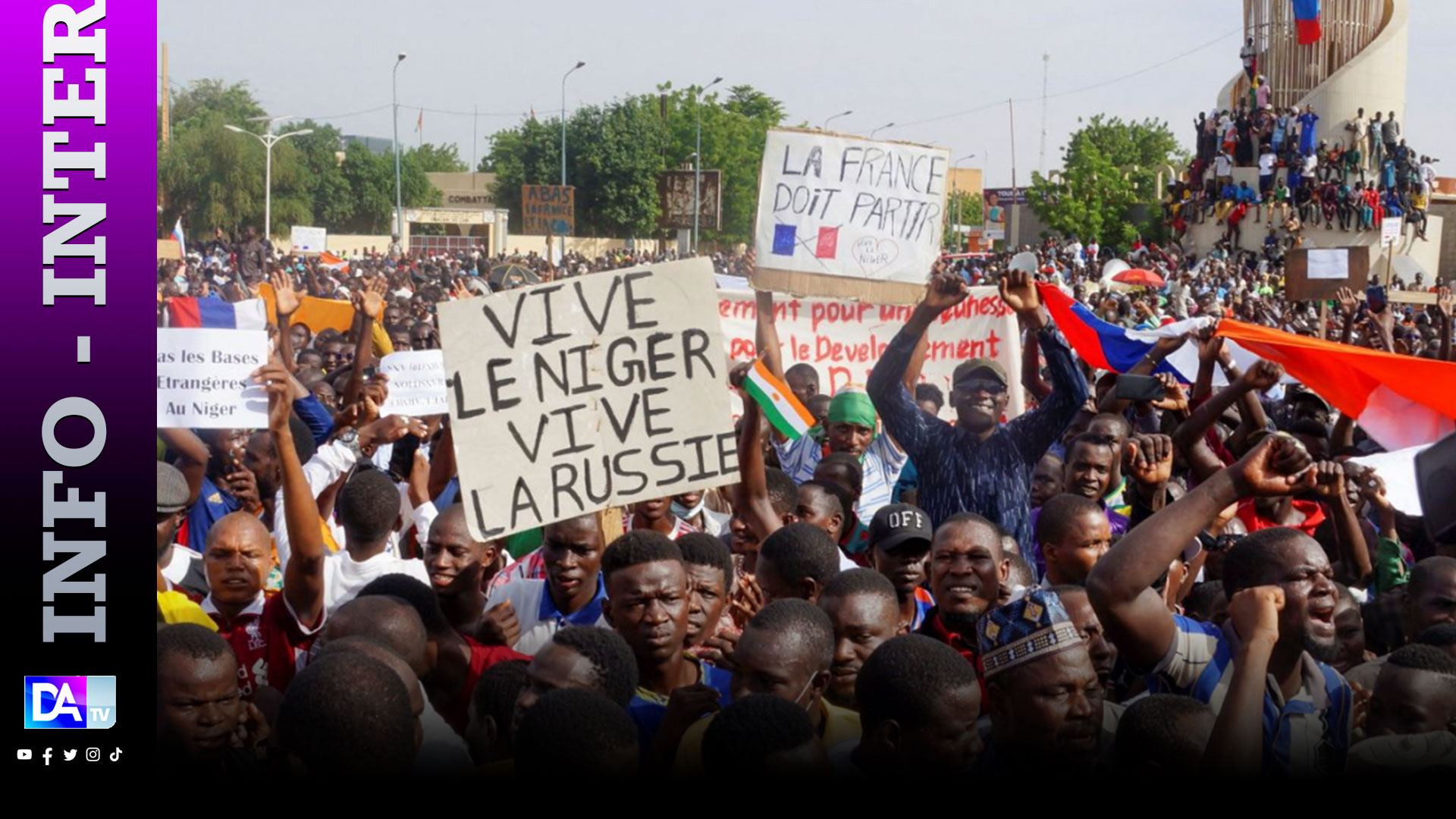 A Niamey, "à bas la France" jusqu’au bout de la nuit