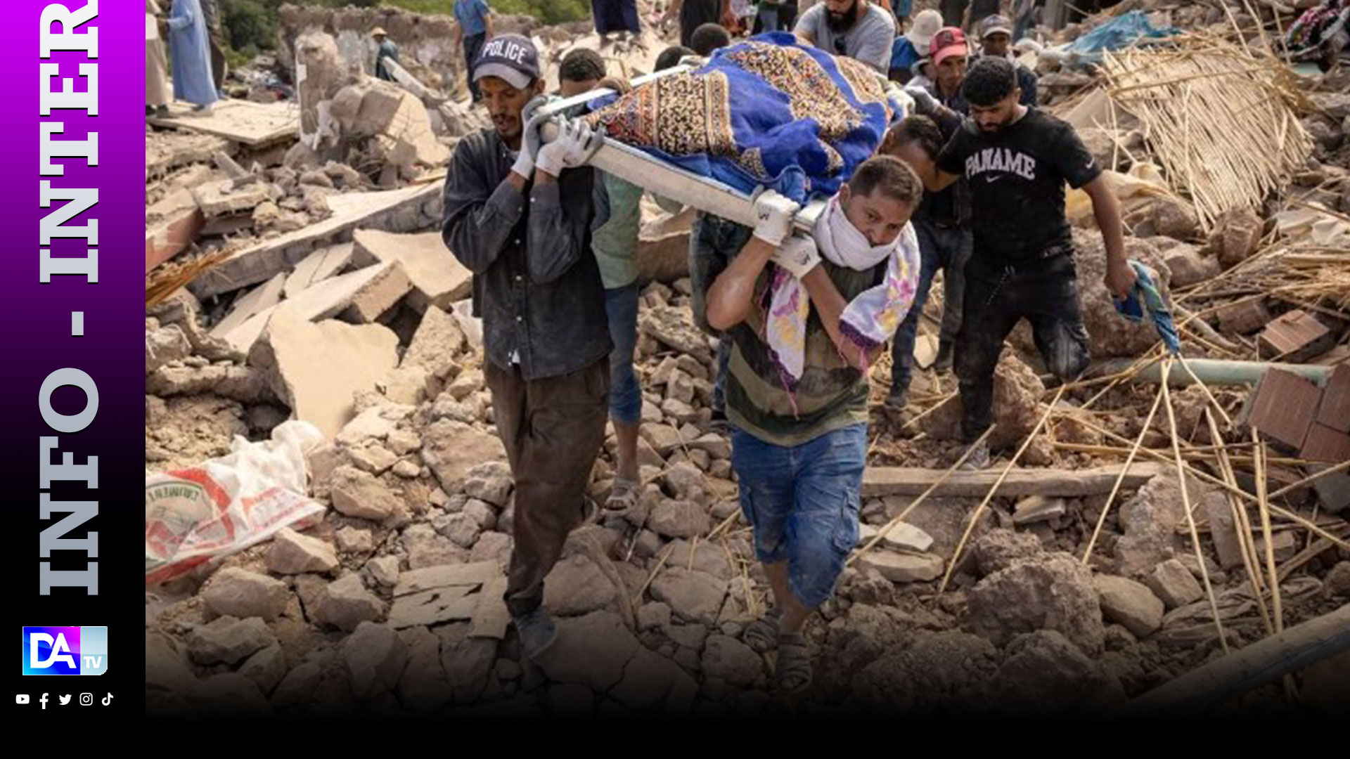 Séisme au Maroc: le bilan monte à 2.862 morts (ministère de l'Intérieur)