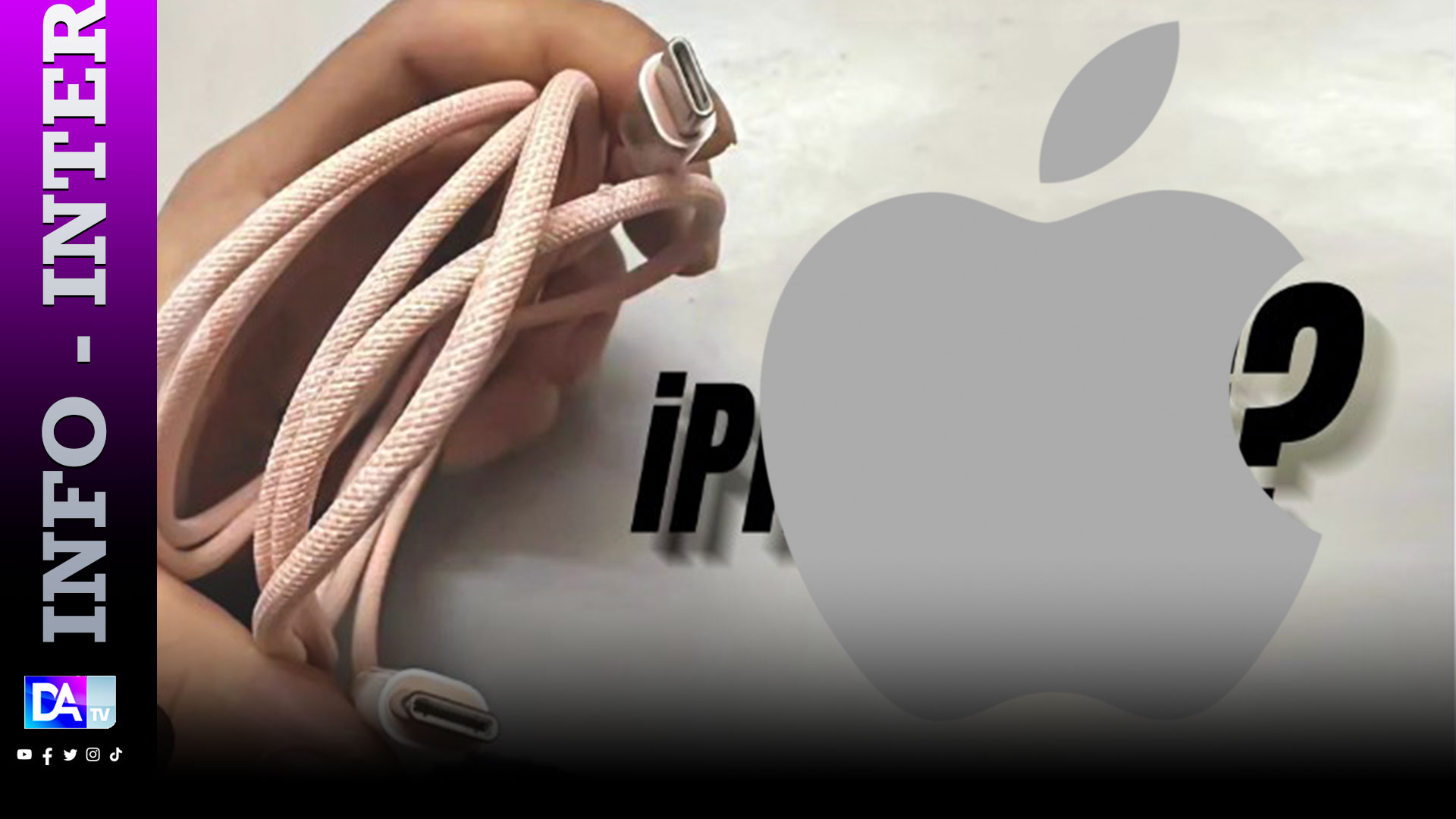 Apple intègre le port de chargement universel requis par l'Europe à son nouvel iPhone
