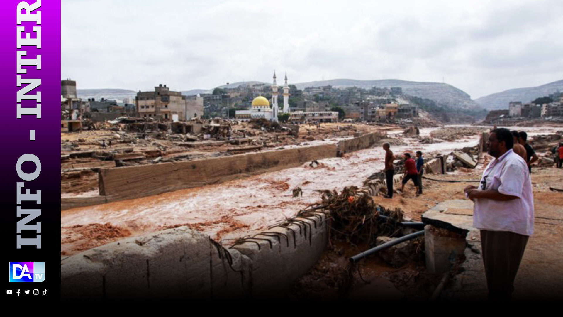 Libye: au moins 30.000 déplacés après les inondations à Derna (OIM)