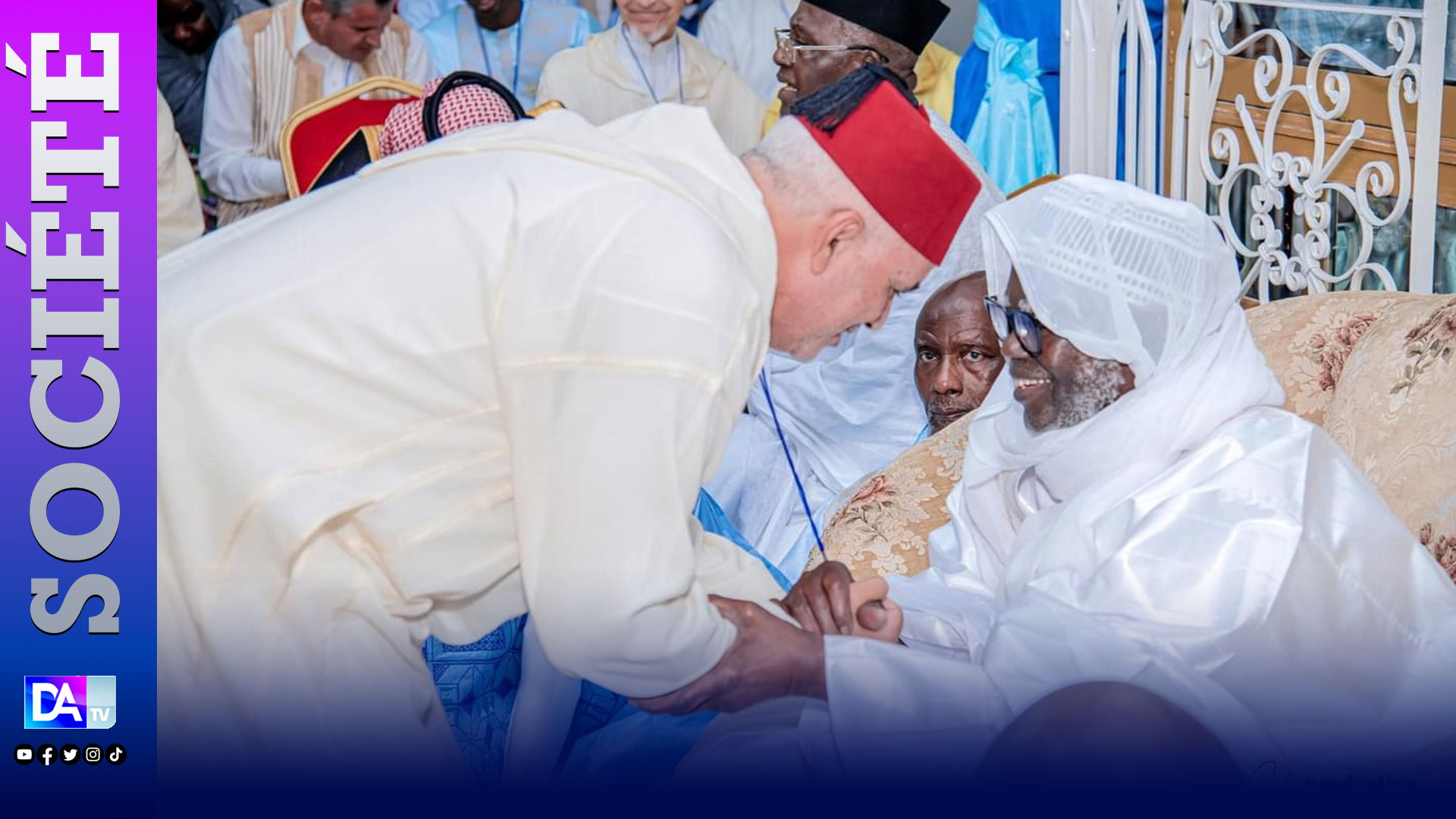 Séisme au Maroc Serigne Mountaqa remet 100 millions à la