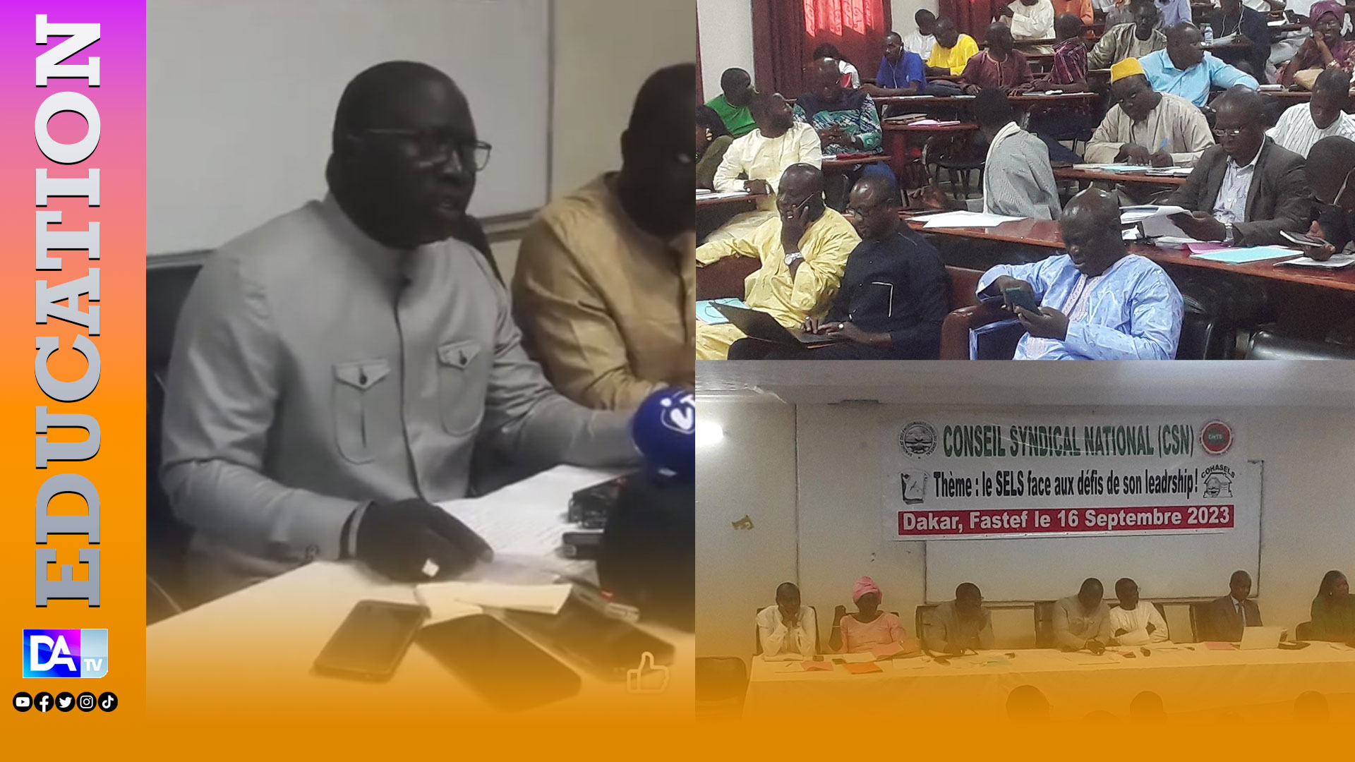 Éducation : “Les inquiétudes des enseignants et les problèmes de l'école sénégalaise méritent un regard particulier” (Amidou Diédhiou, SGN/SELS)
