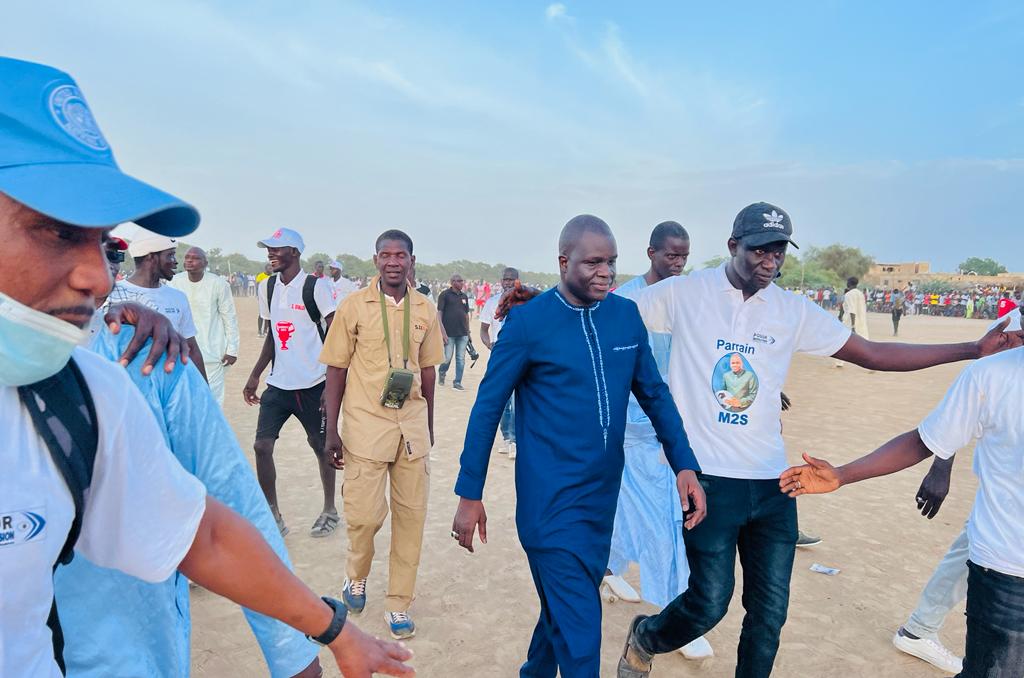 Podor: Mamoudou Seydou Sall parraine la finale de la zone Walo Guédé, gâte la jeunesse et apporte son soutien à Amadou Bâ