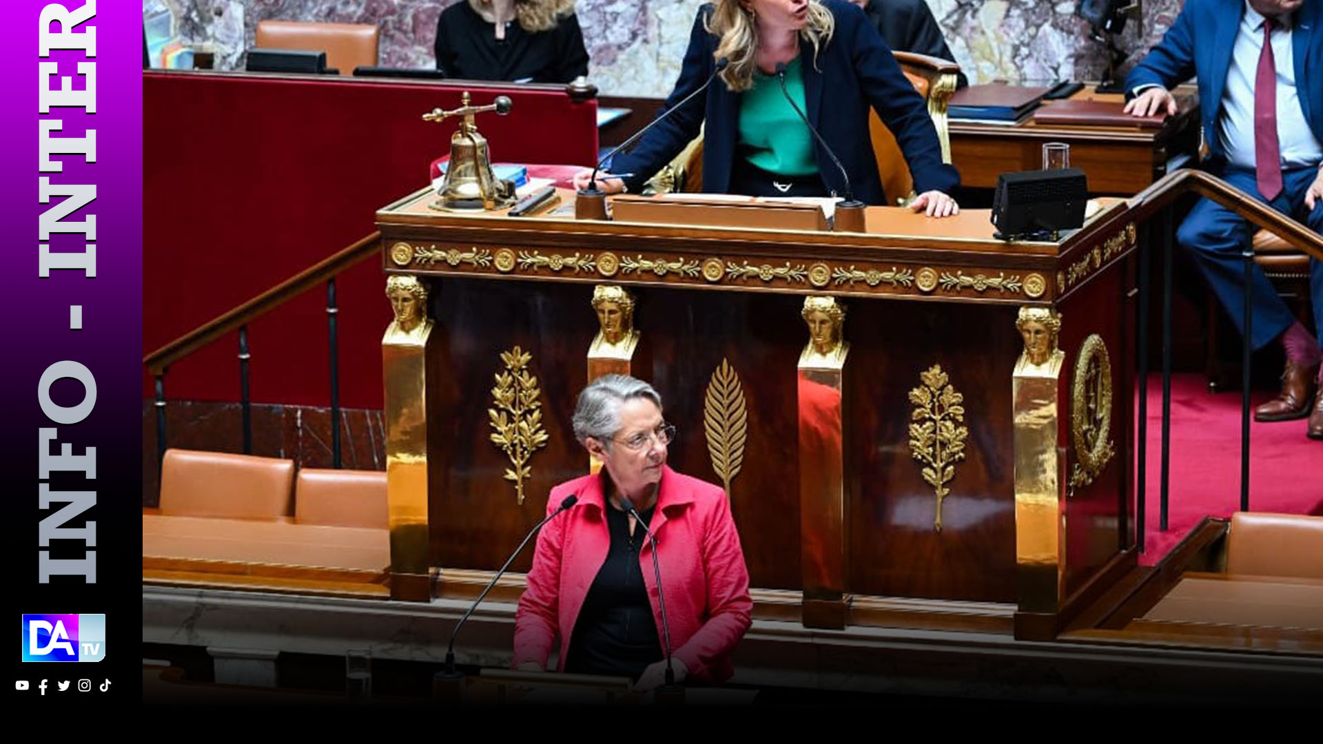 Gouvernement D'Elisabeth Borne :  L'Assemblée nationale rejette largement la première motion de censure de la saison