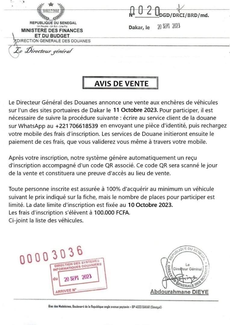 Usurpation d’identité : Un arnaqueur se fait passer sur Facebook pour le directeur des douanes, Abdourahmane Dièye, en utilisant un faux compte
