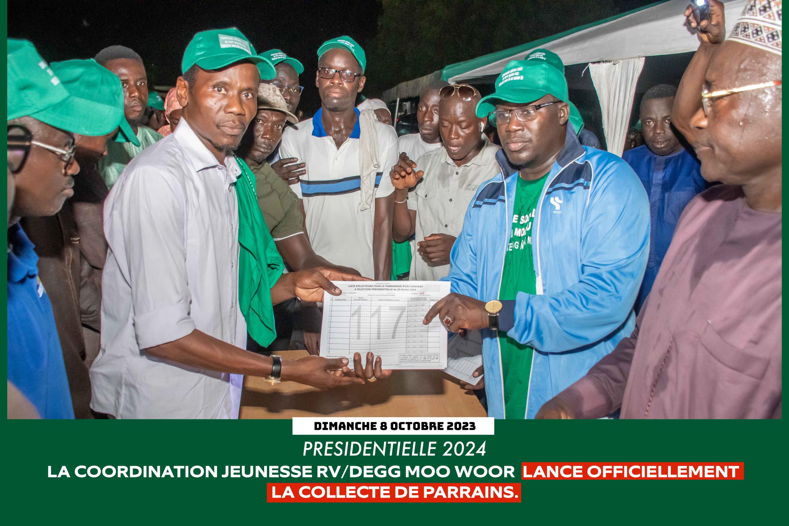 PRÉSIDENTIELLE 2024 - Démarrage du parrainage pour le n⁰ 117… Dëgg Moo Woor de Pape Modou Fall se fixe un objectif de 50 000 parrains.