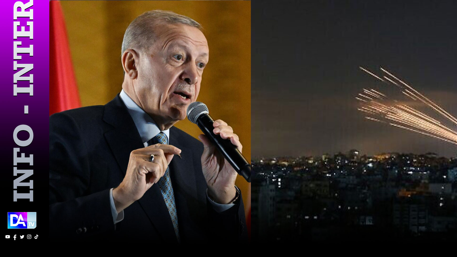 Erdogan met en garde Israël contre une attaque "indiscriminée" de Gaza