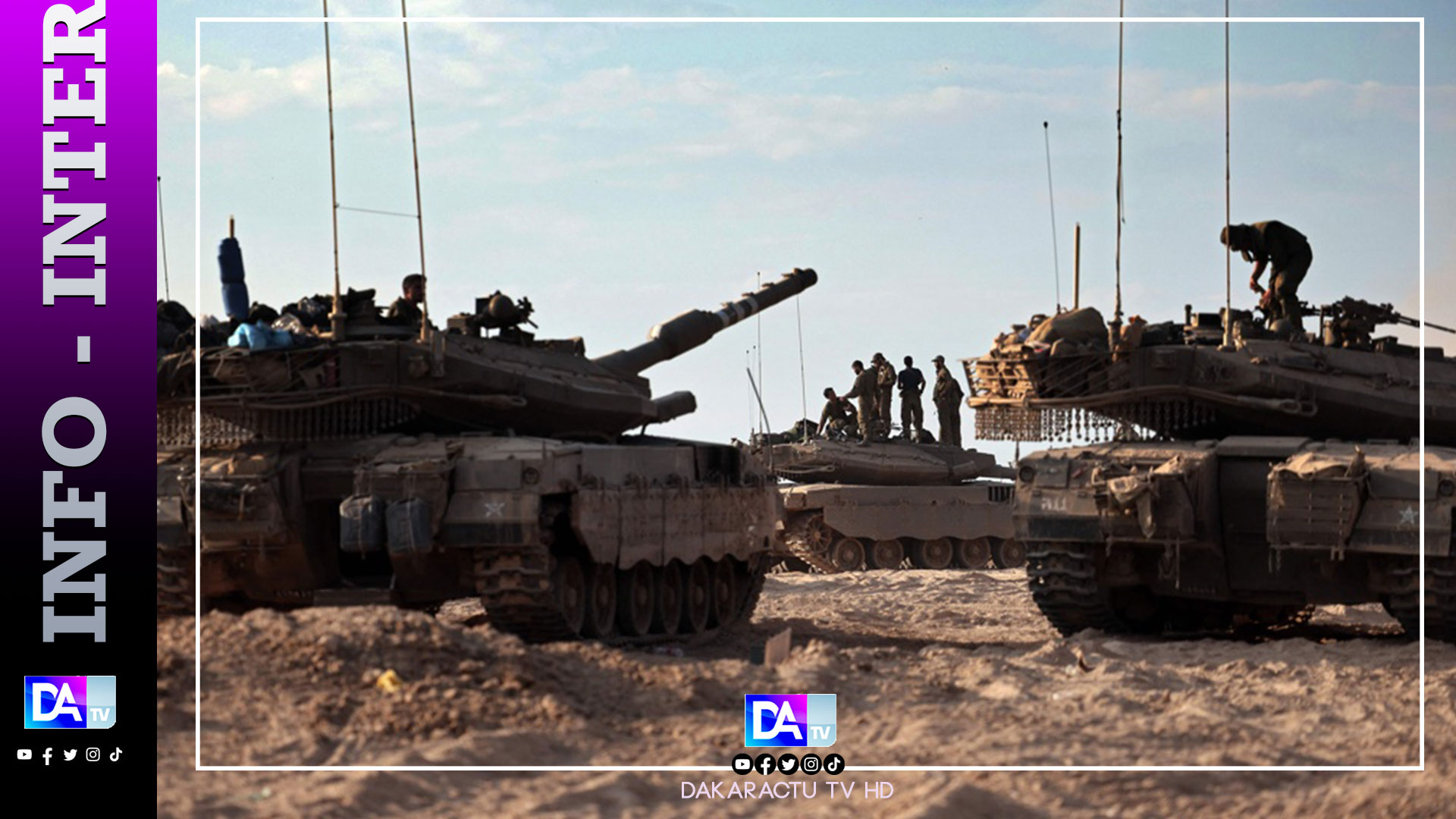 Israël frappe des Gazaouis tentant de fuir vers le sud (témoins)