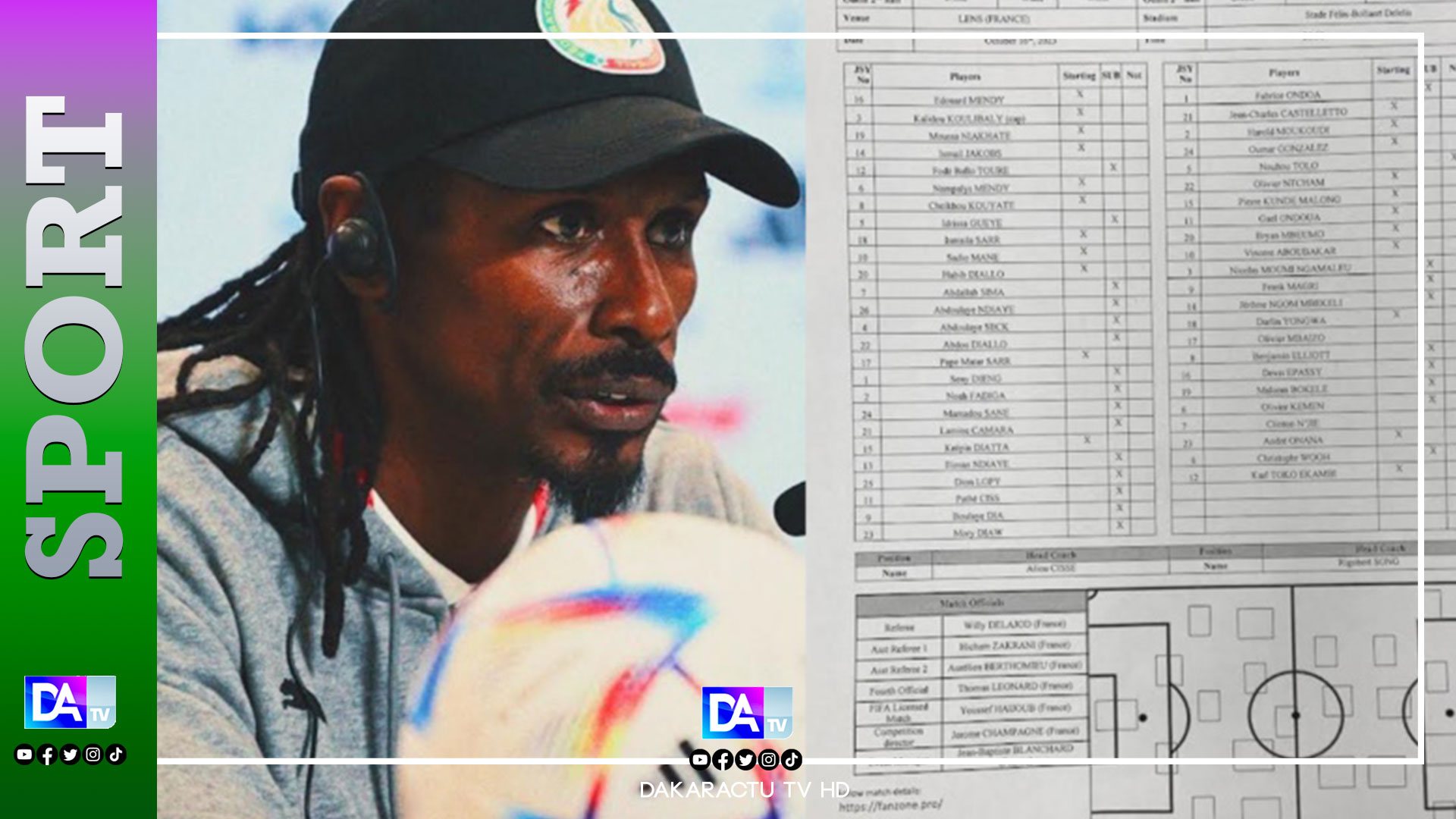 Sénégal vs Cameroun : Le onze des Lions avec Krepin Diatta en latéral… Cheikhou Kouyaté et Habib Diallo titulaires !