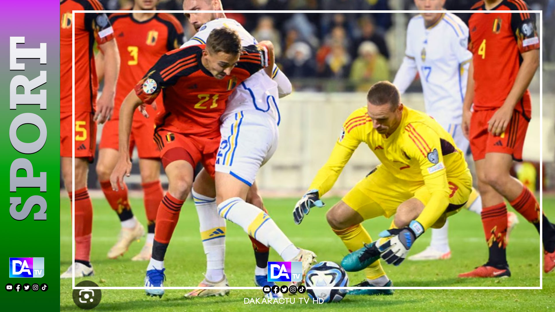 Foot: le match Belgique-Suède arrêté après l'attentat à Bruxelles (UEFA)