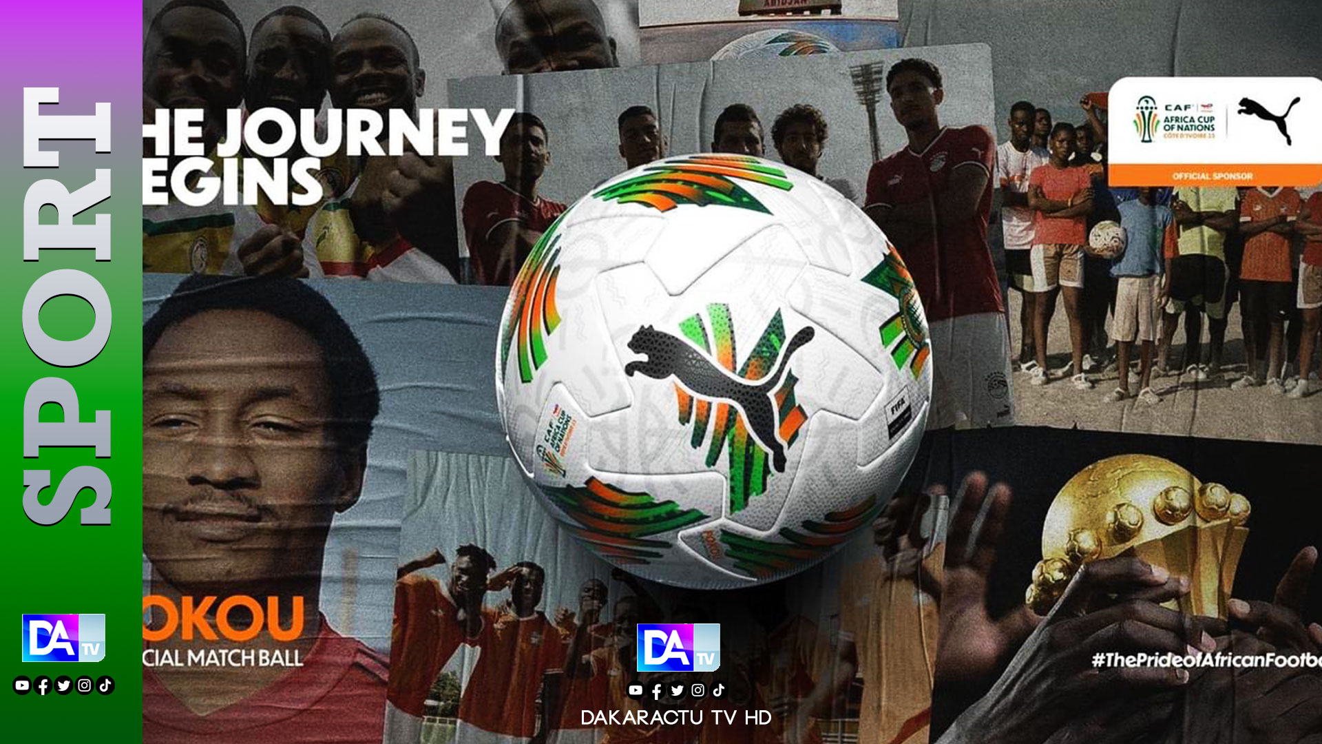 CAN 2024 : La CAF dévoile « Pokou » le ballon officiel de la