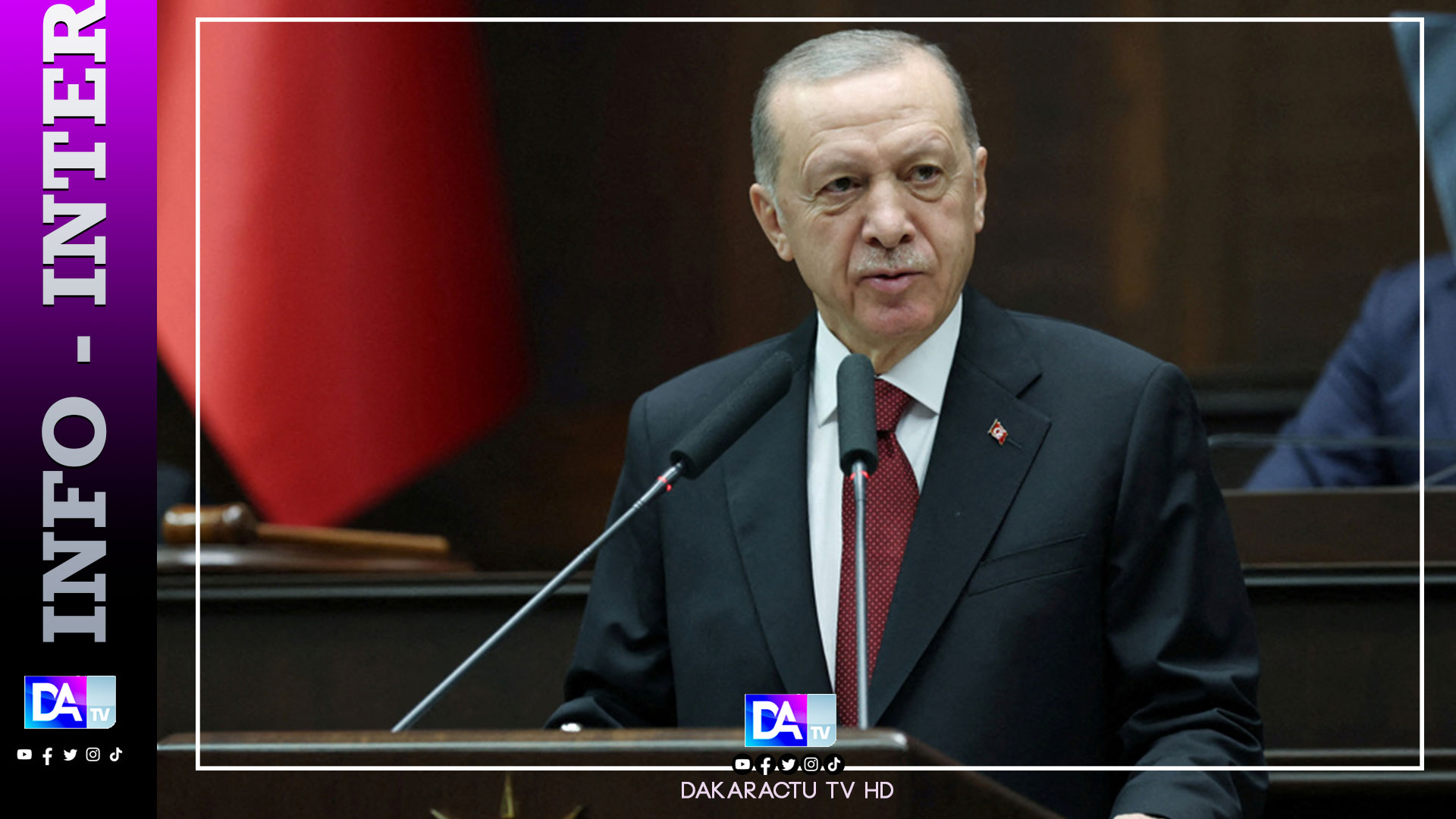 Erdogan "annule" tout déplacement en Israël et attaque l'Occident "hypocrite"