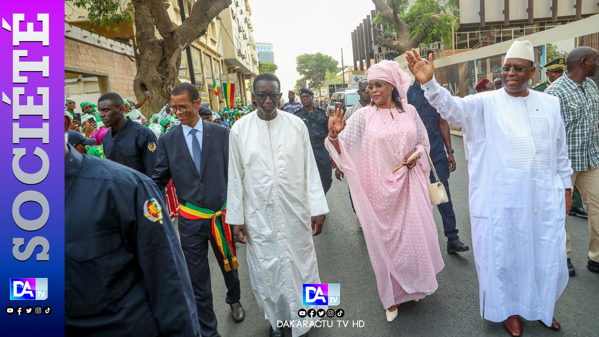 Macky Sall après le baptême de l’avenue Faidherbe en son nom: « Originaire du Fouta, natif du Sine, me voilà aujourd’hui célébré à Dakar… »