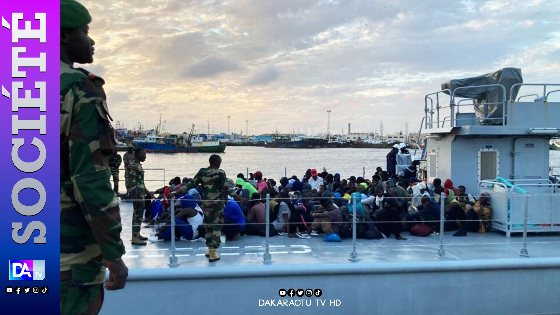 Immigration irrégulière : 221 migrants, dont un nourrisson âgé de trois jours, secourus par la marine nationale !