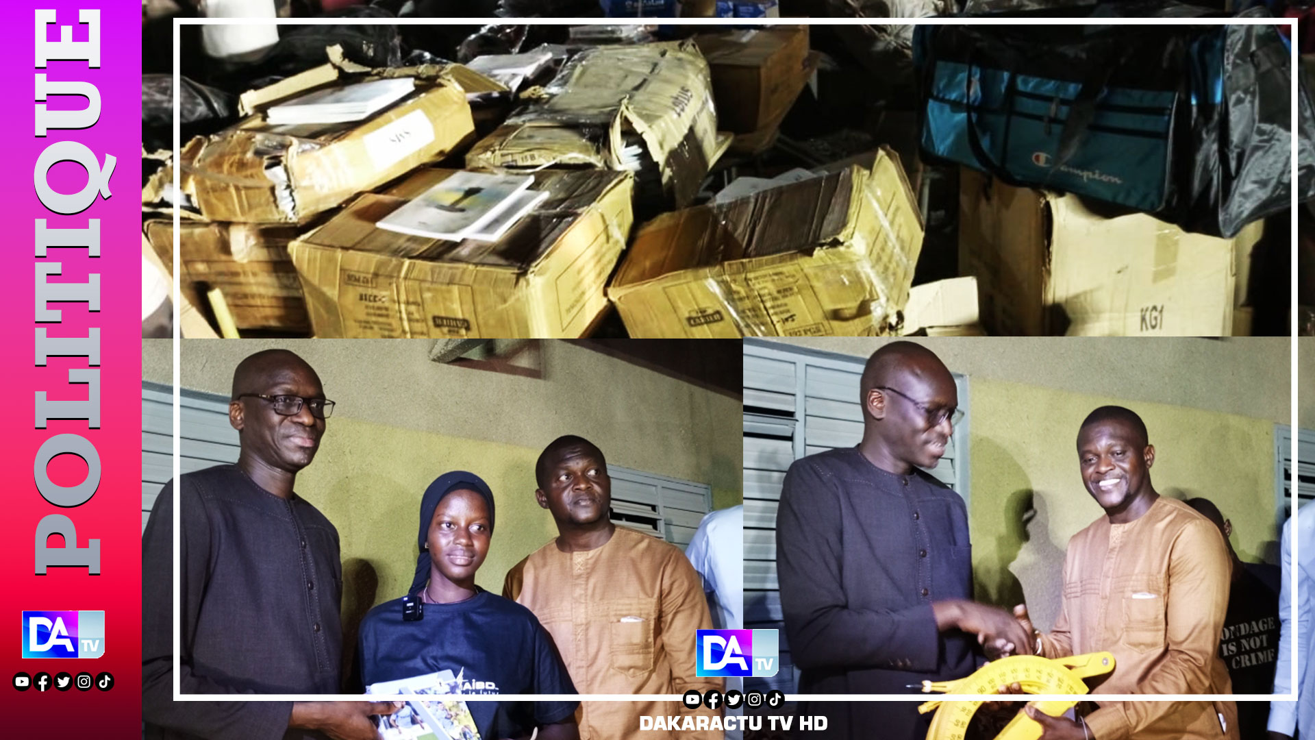 Kédougou / Conseil présidentiel : Le DG de l'AIBD, Abdoulaye Dièye, offre des fournitures scolaires d'une valeur de 10 millions aux populations riveraines de l'aéroport.