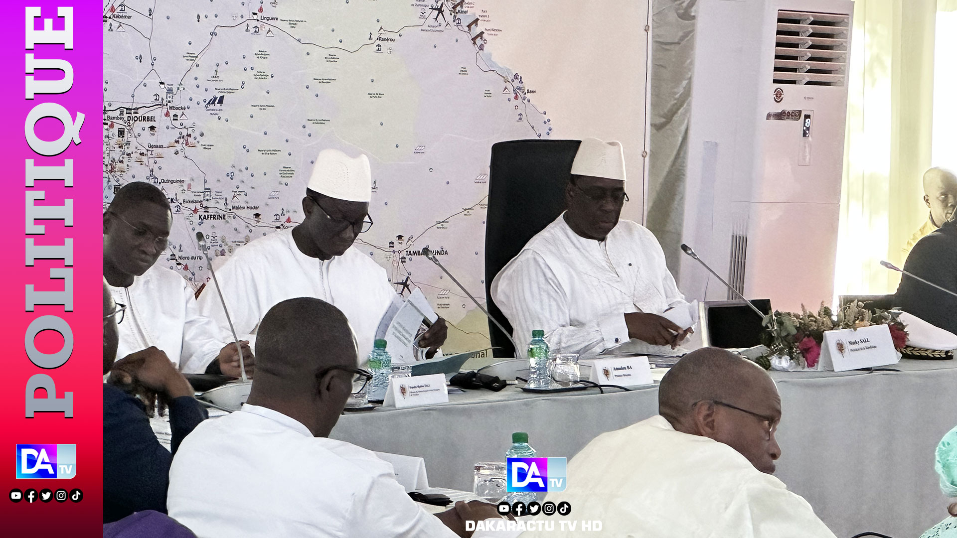 Conférence territorialisée à Kaolack / Macky Sall: « Il s’agit de faire le bilan et de lancer les perspectives économiques pour la région … »