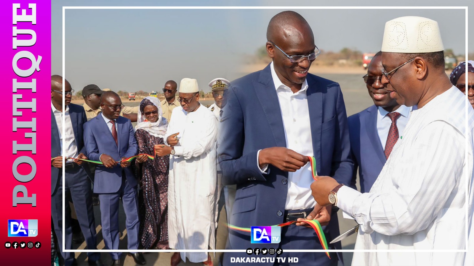 Tournée économique : Macky Sall inaugure l’aéroport de Kédougou réhabilité