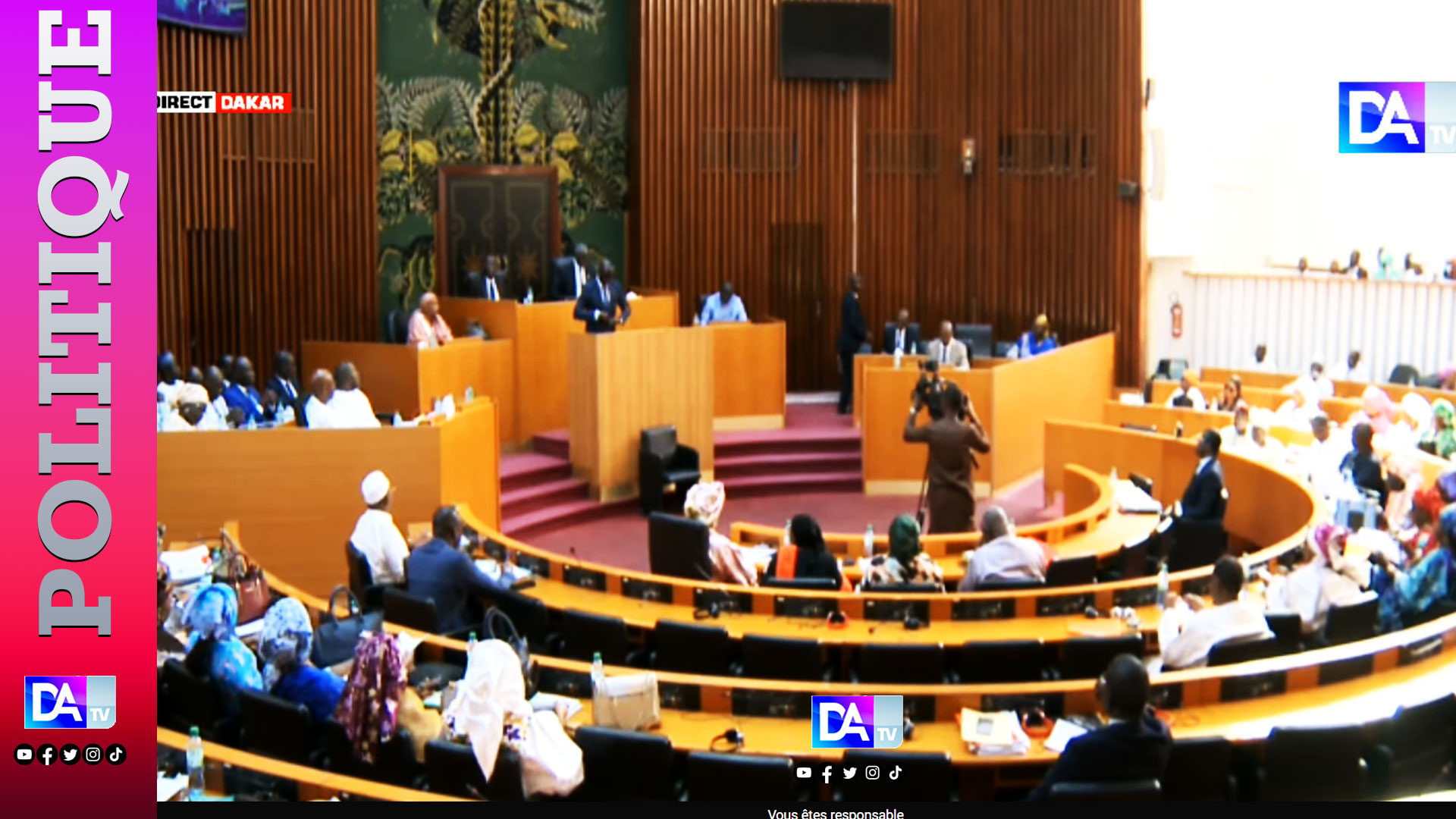 Session ordinaire : Les députés votent les budgets de la présidence et des institutions