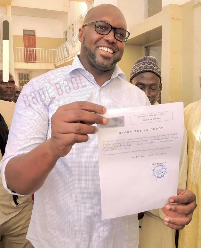 DIOURBEL- Parrainages pour le 117 - Moustapha Guèye, DG du Crous de Bambey, affiche 51 475 au compteur