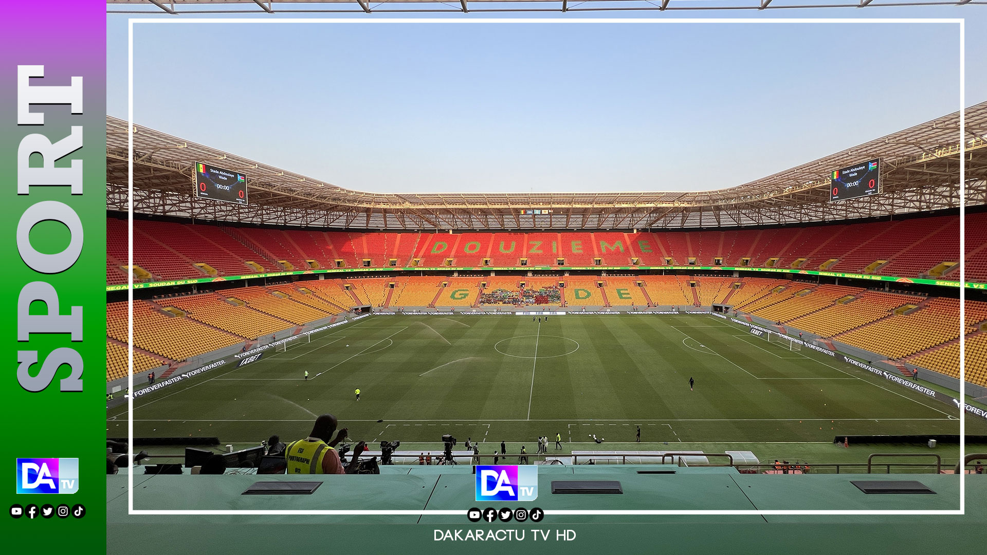 2eme journée éliminatoires mondial 2026 : La FSF met gratuitement le stade Abdoulaye Wade à la disposition du Soudan du Sud…