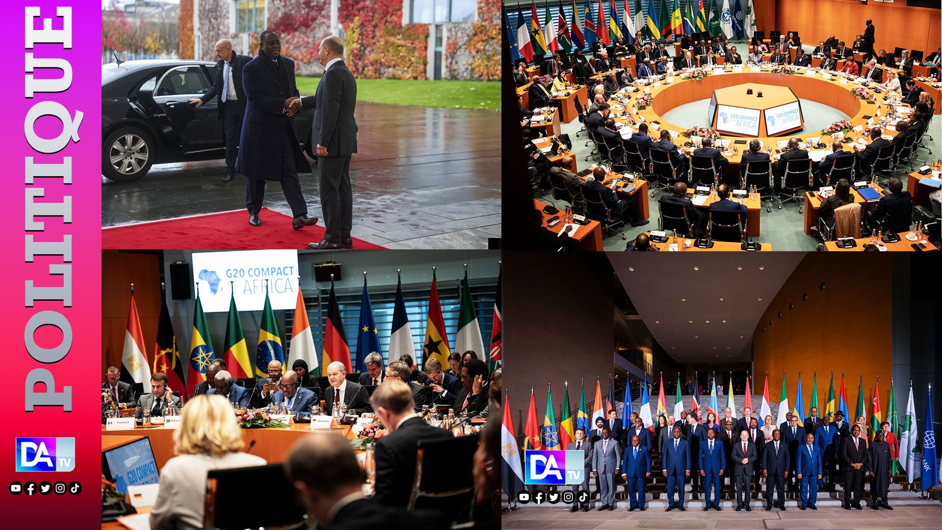 Berlin / Macky Sall à la réunion du « Compact G20 » : La cherté du crédit en question