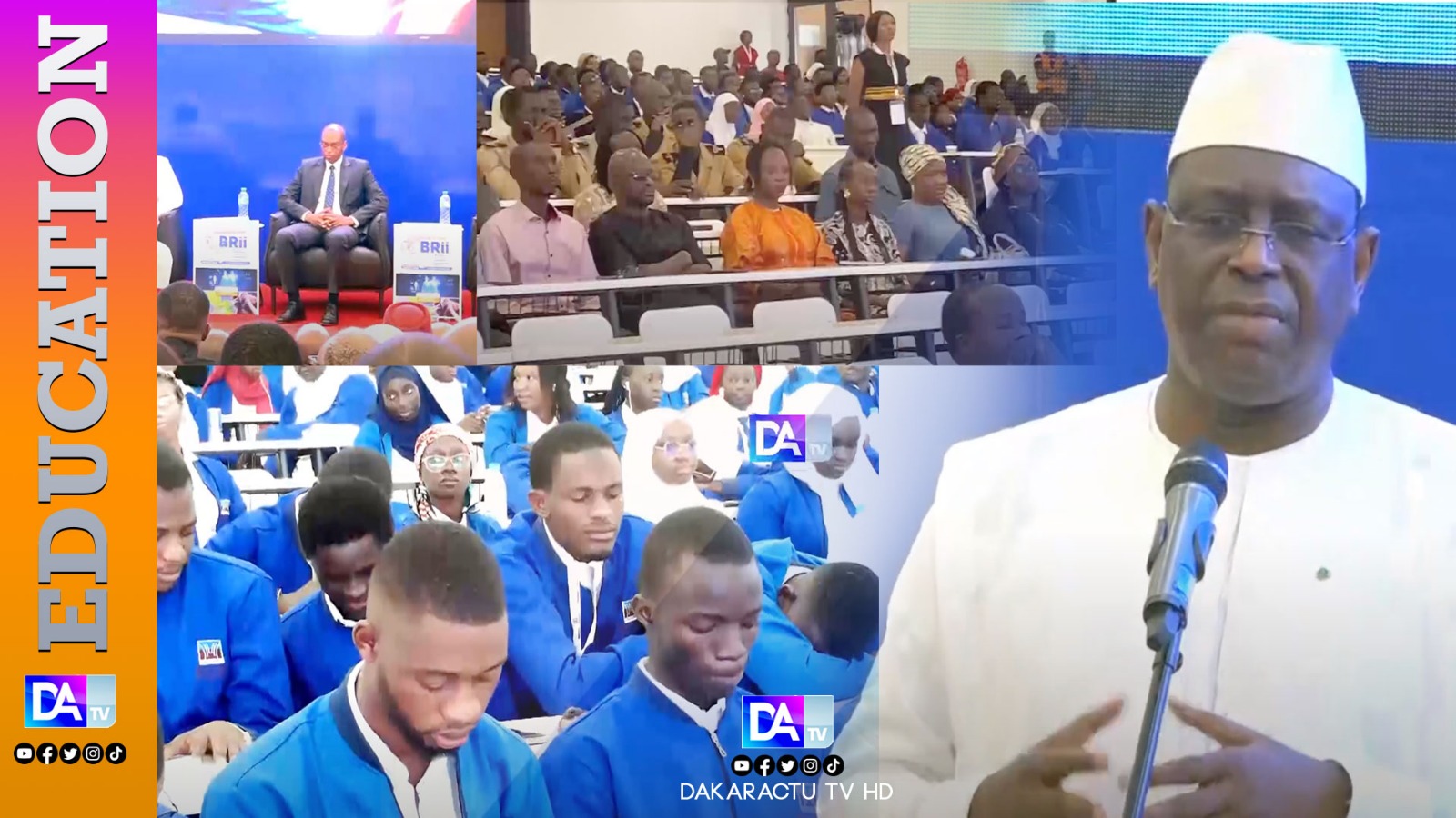 1ère BRII /3e édition du Prix Macky SALL : “l’Afrique constitue aussi un foyer ardent de talents et de créativité” (Macky SALL)