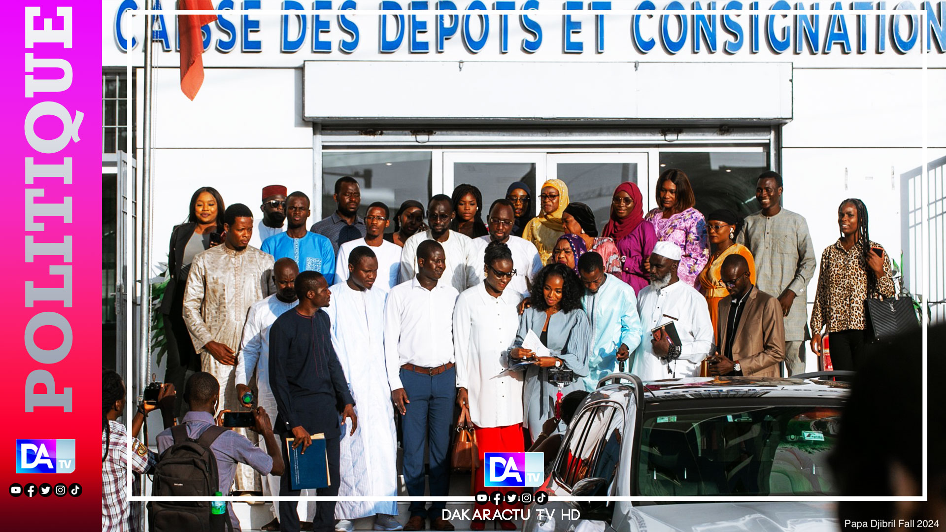 Caisse de dépôts et consignations : Pape Djibril Fall a remis sa caution pour la présidentielle