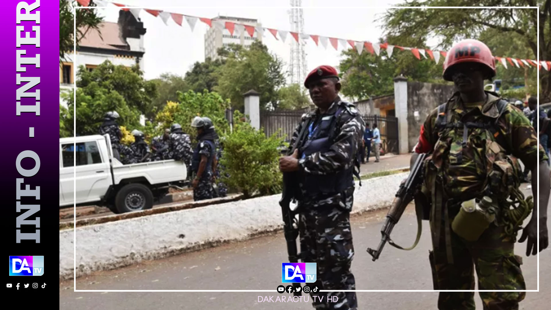 Tentative de coup d'Etat en Sierra Leone: inhumation de 18 membres des forces de sécurité