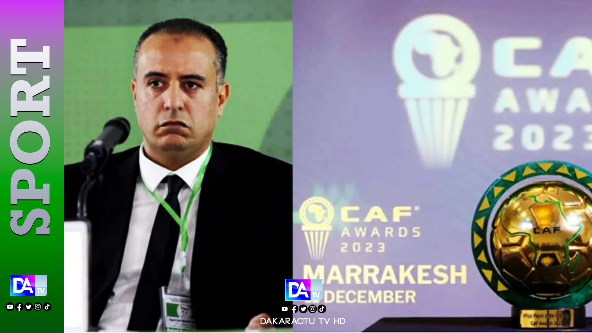 CAF Awards 2023 : L’Algérie va boycotter la cérémonie