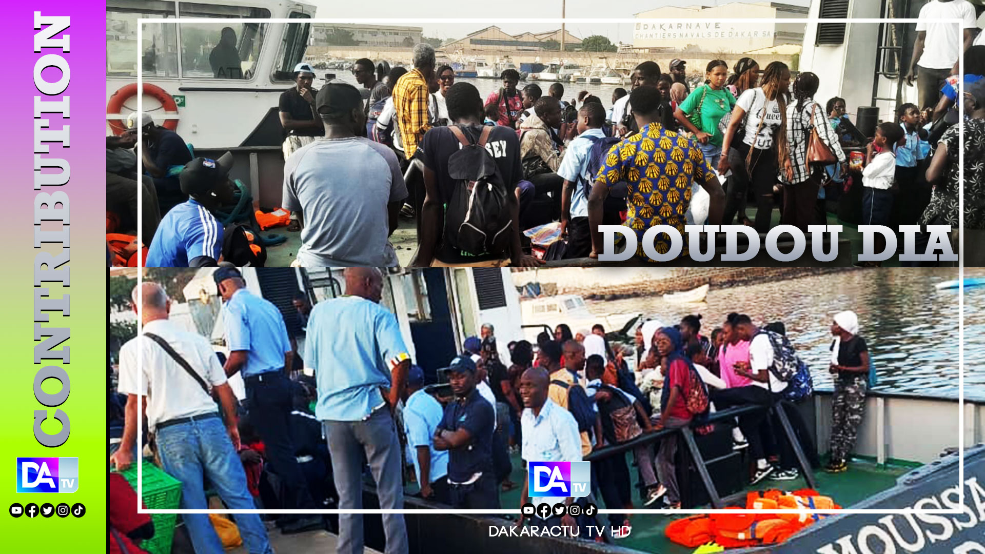 Alerte danger ! État de vétusté des chaloupes de la liaison maritime Dakar- Gorée ( Par Doudou DIA )