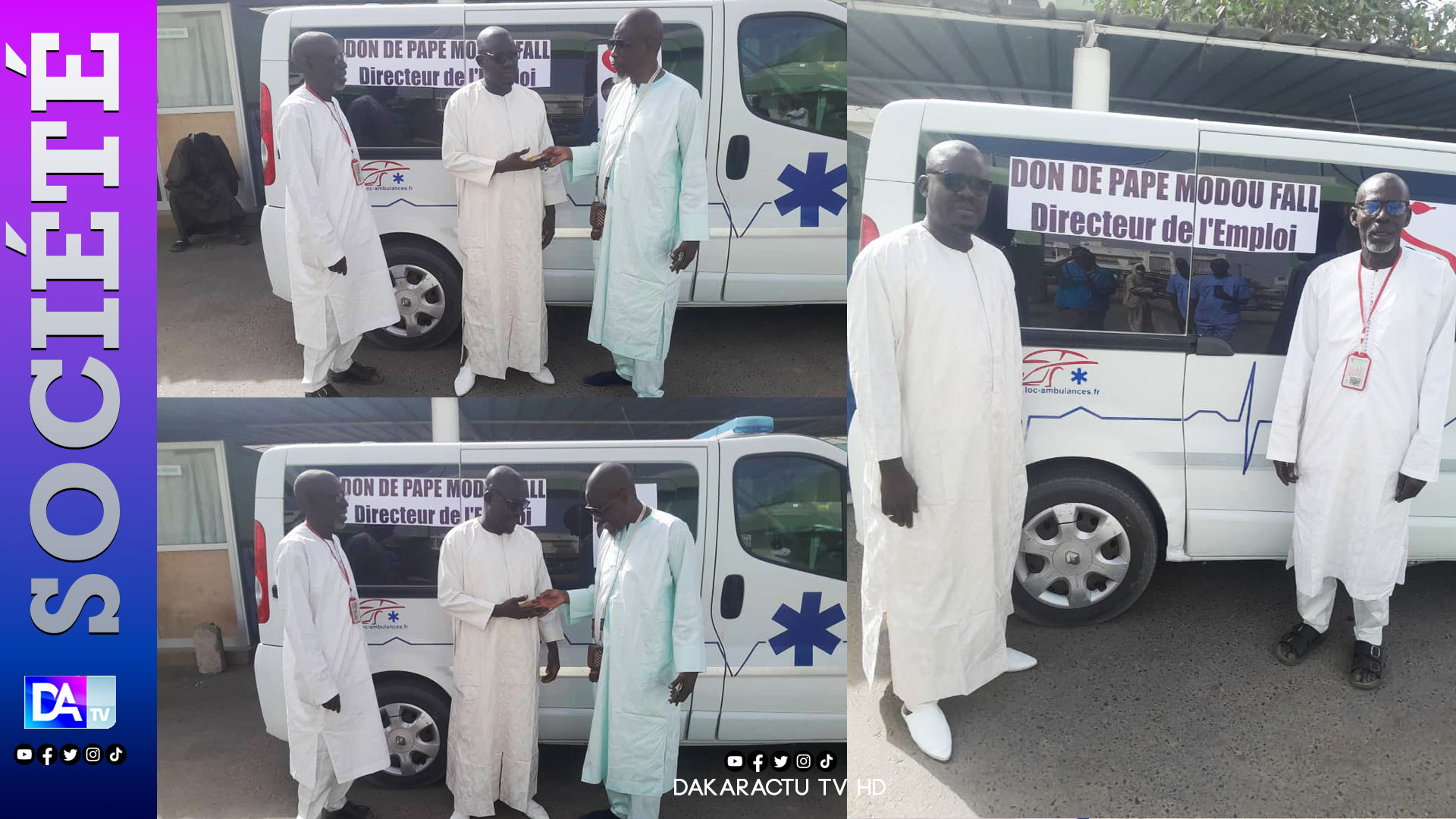 TOUBA- Quatrième ambulance offerte  aux structures médicales de la région de Diourbel- Pape Modou Fall gâte  l'hôpital Fawzeini