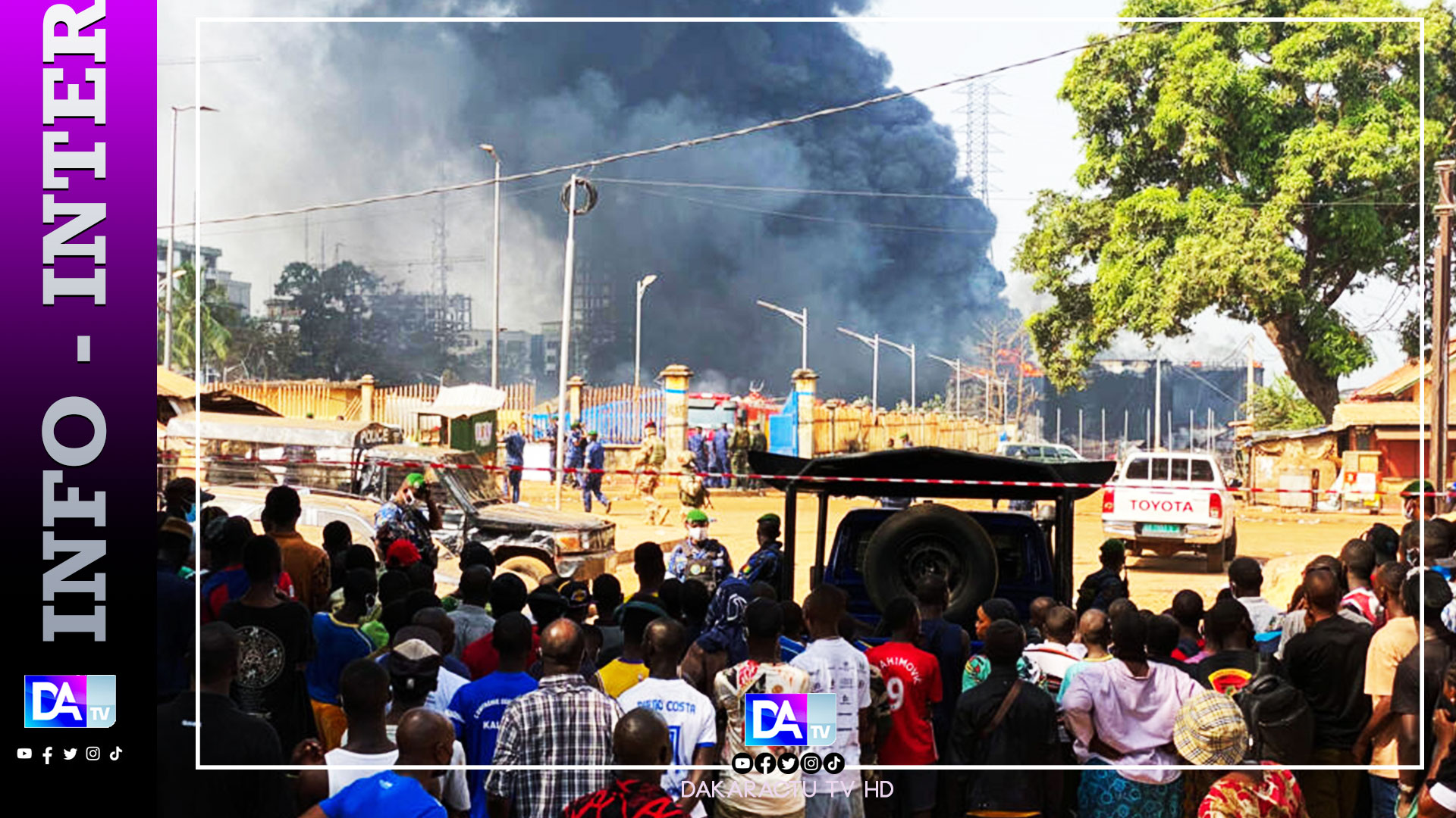 Guinée: le bilan de l'incendie à Conakry passe à 23 morts, tensions liées au manque d'essence