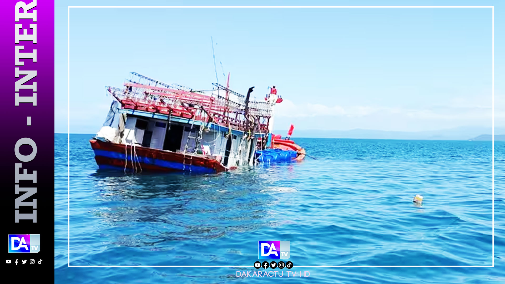 Pyrénées Atlantique (digue de Socoa ): Un bateau de pêche s’est échoué avec deux marins sénégalais à son bord