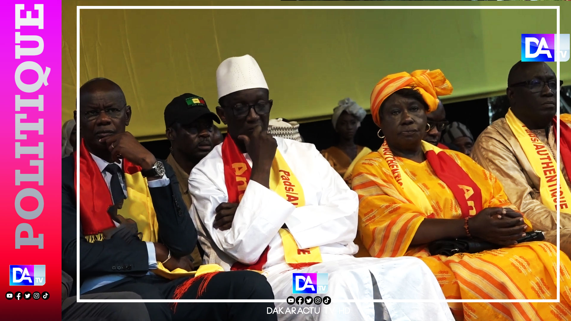 Investiture d'Amadou Bâ par Aj Pads / Mor Ngom vante Landing Savané devant les gauchistes