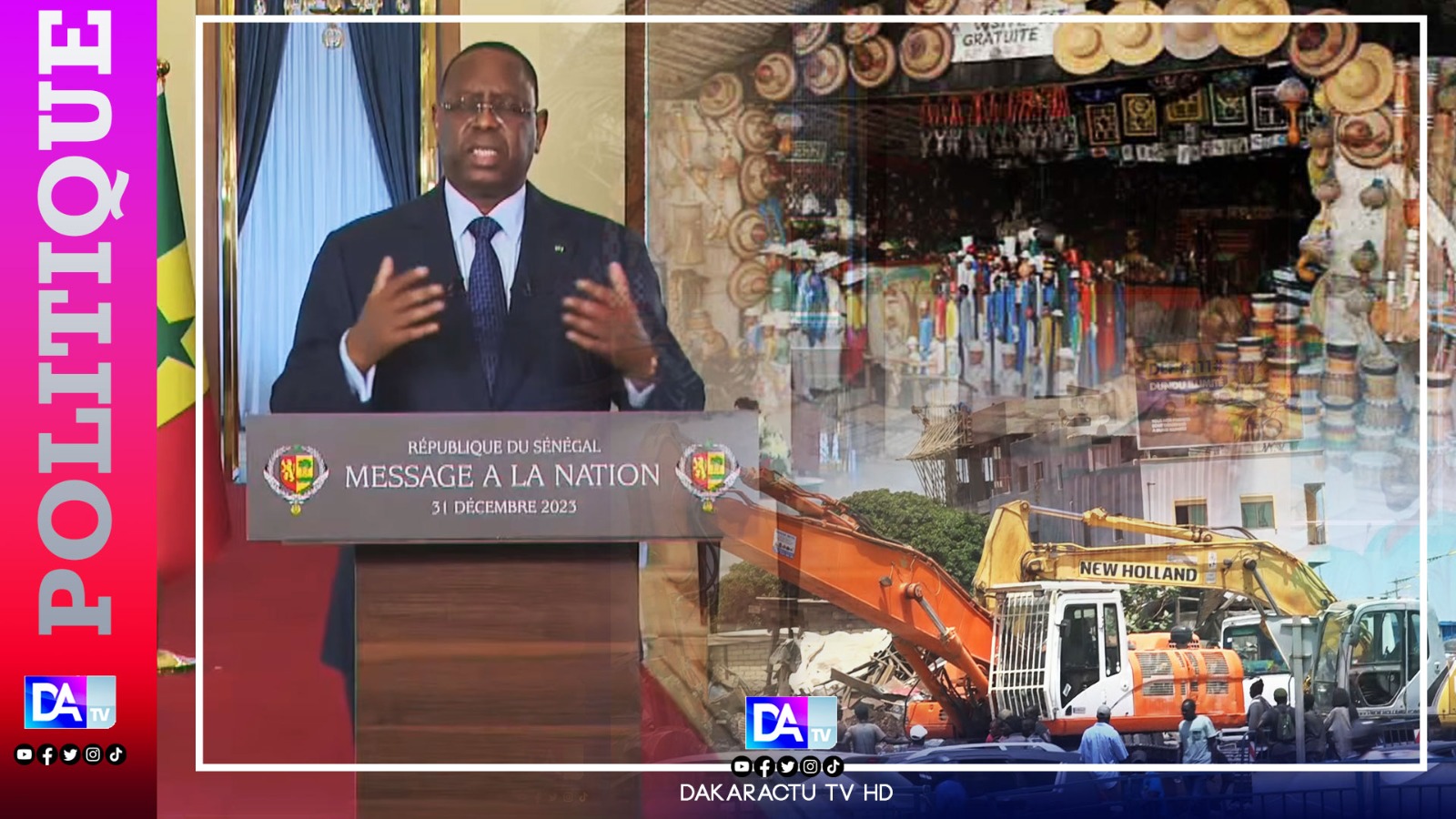 Discours Nouvel-An: Macky dresse son  bilan dans le secteur de la Culture et de l' Artisanat