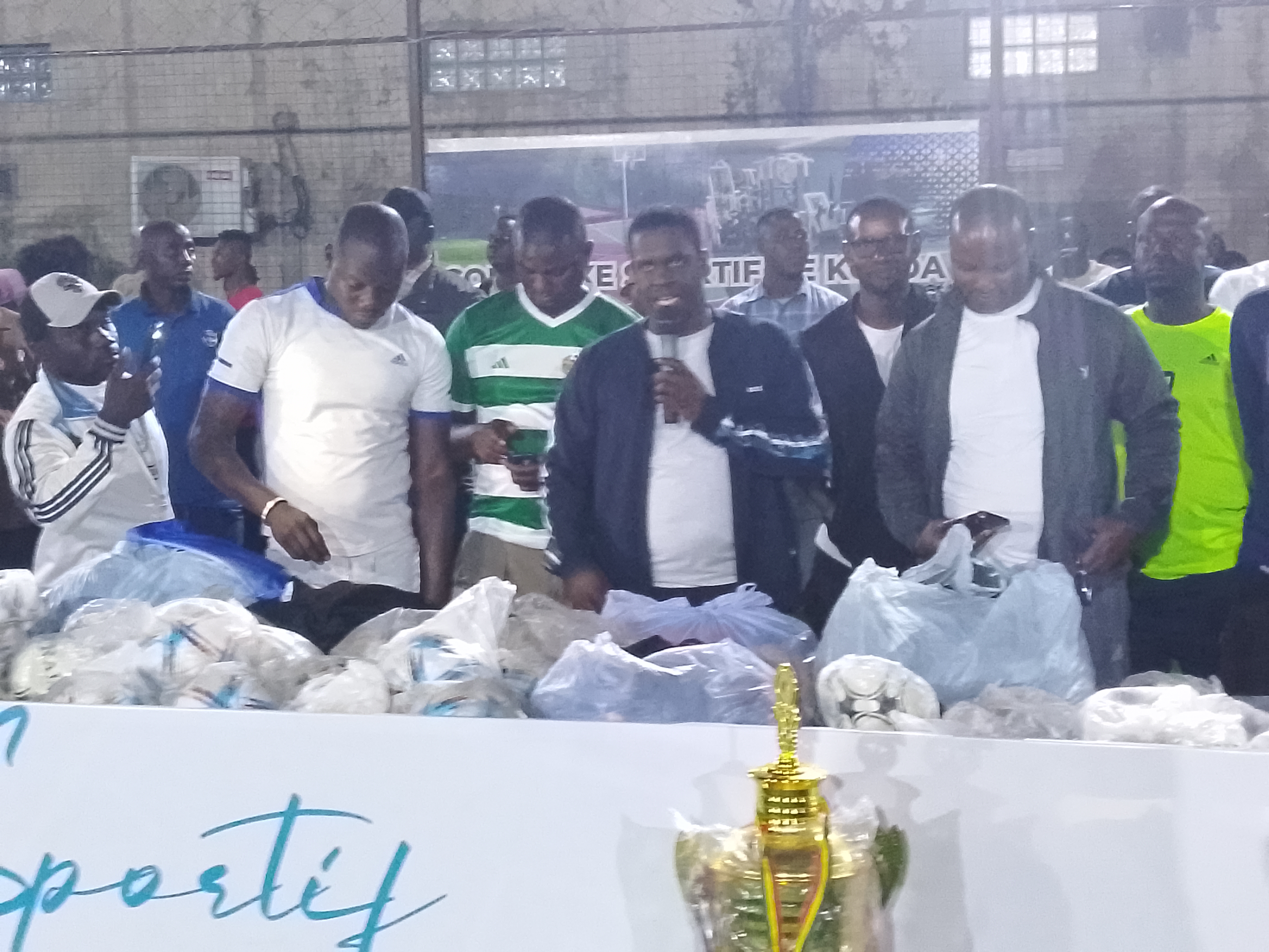 KOLDA : Inauguration du complexe sportif Mariland construit par Abdourahmane Baldé dit Doura (DG/Lonase)  du mouvement Kolda debout...