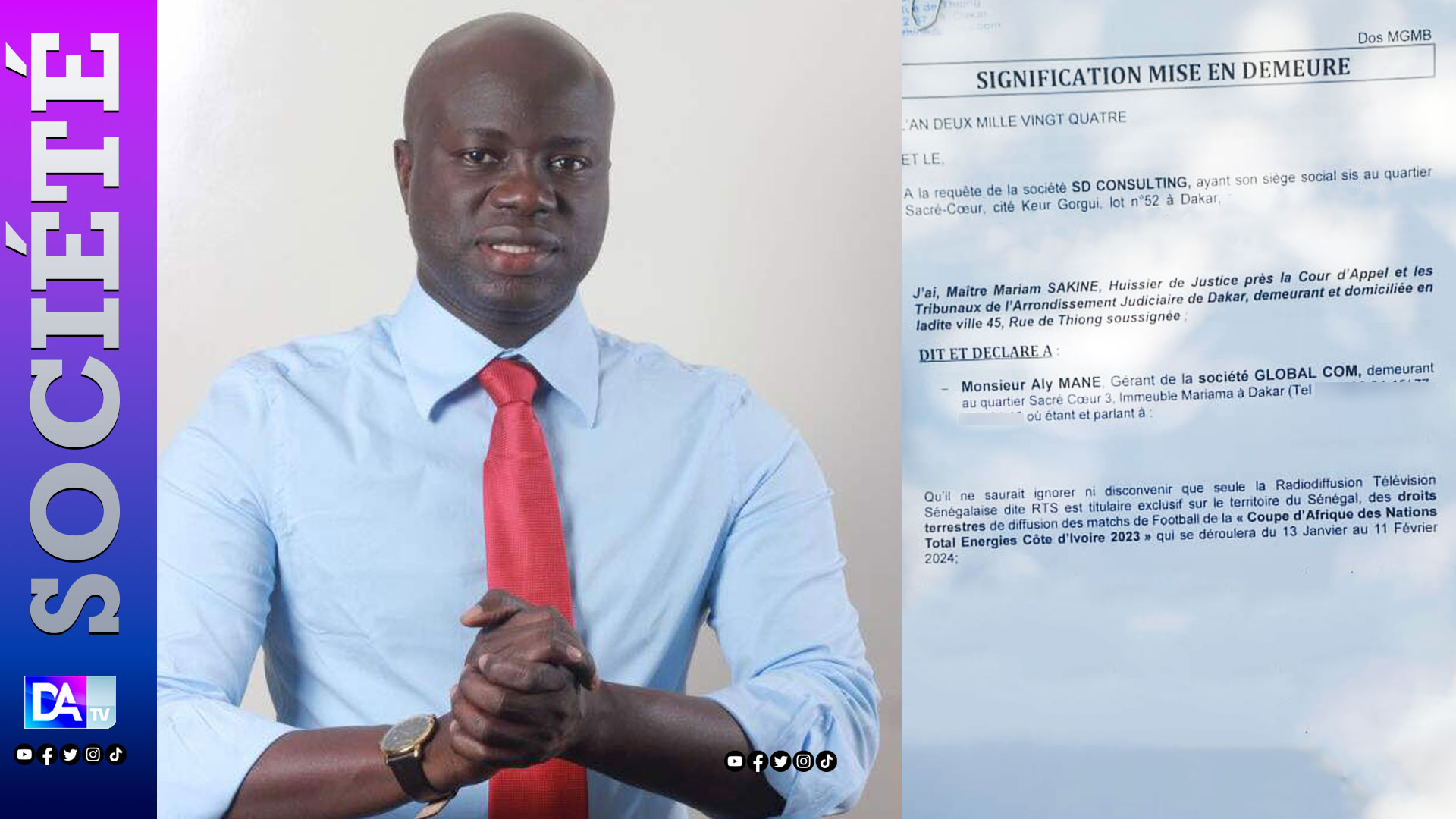 Organisation de FanZones - Le député Aly Mané pris en flagrant délit d'usurpation de droits... mis en demeure 