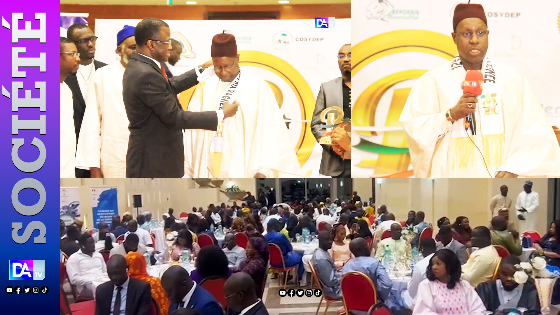 12 ème Édition du prix ragnée : Abdou Karim Sall, lauréat du meilleur leader politique.