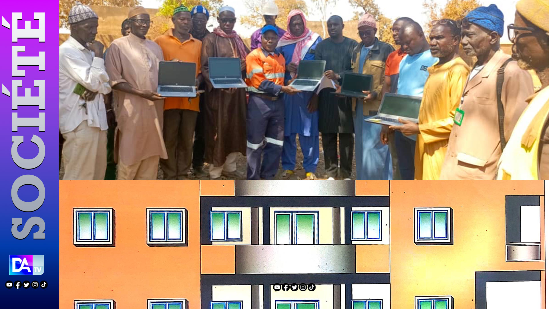 Khossanto la SGO lance les travaux de l’hôtel de ville et offre 5