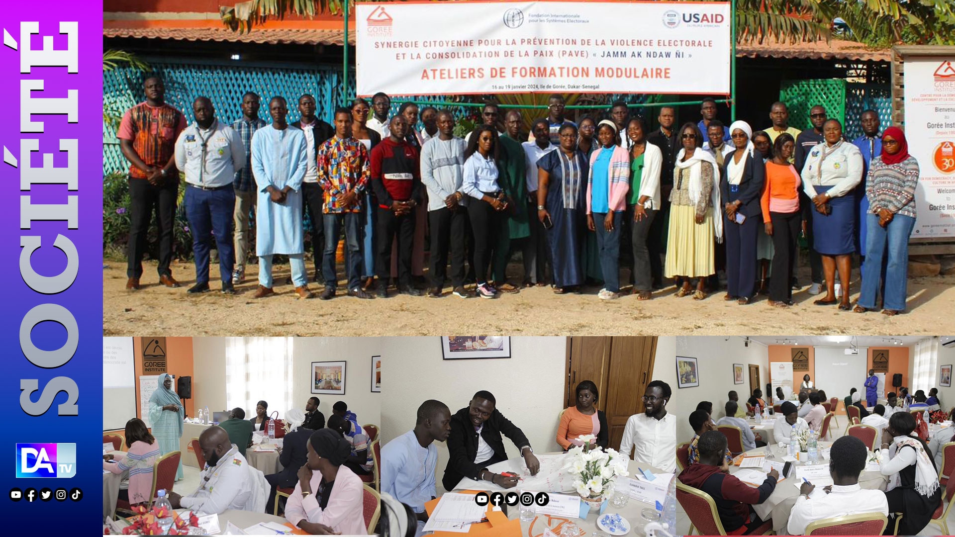 Présidentielle 2024 : 180 jeunes de trois universités outillés contre la violence électorale