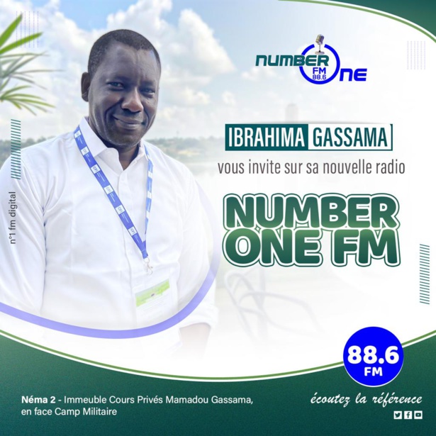 Média : Ibrahima Gassama lance sa "Number One Fm"