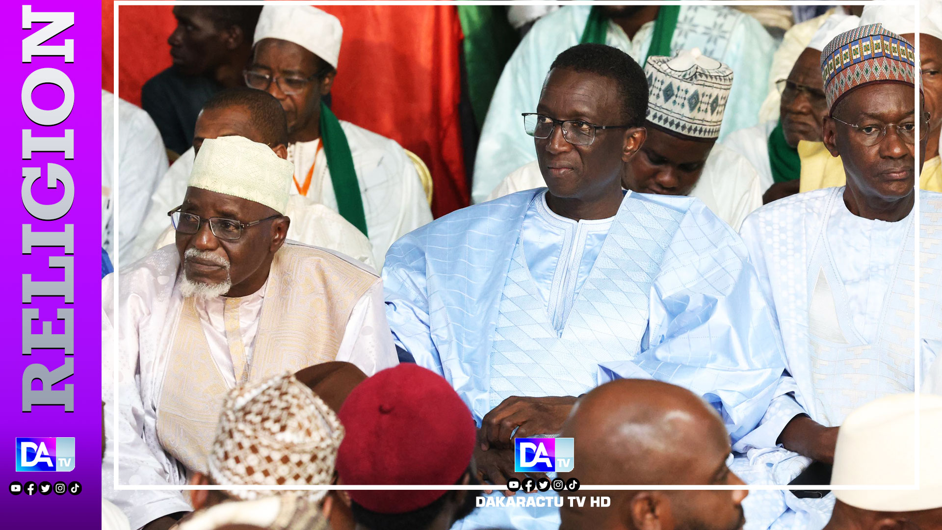 Cérémonie de clôture de la 44 ème édition Ziarra Omarienne :Le PM Amadou Bâ sollicite auprès du Khalife, des prières pour un Sénégal de paix et de stabilité