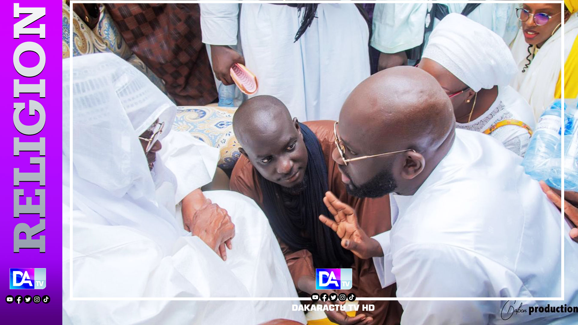 MOSQUÉE  DE TOUBA - NDORONG/ Moustapha Sow reçu par Serigne Mountakha à  Touba participe à hauteur de 50 millions de francs