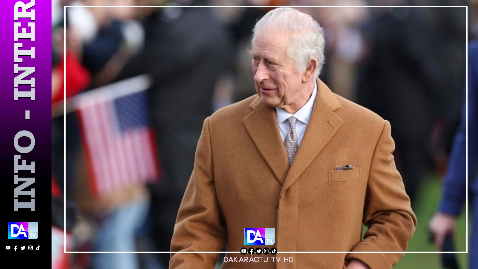 Le roi Charles III atteint d'une "forme de cancer"