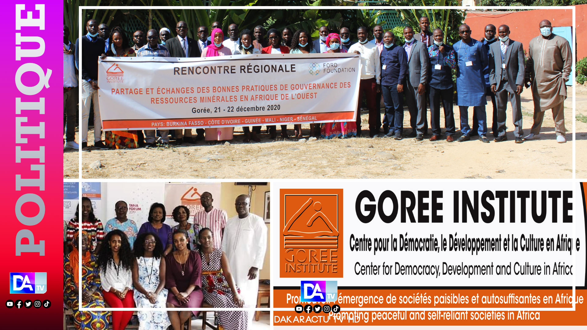 Report du scrutin présidentiel: Gorée Institute appelle l'Etat à ne pas restreindre l'espace civique