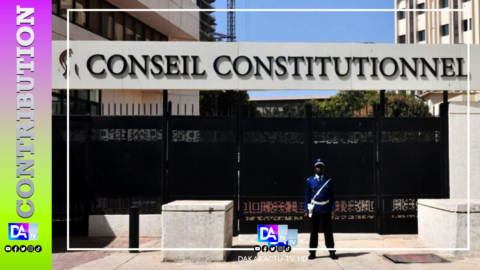 Sur la légitimité du Conseil constitutionnel à contrôler les lois du constituant dérivé (Souleymane NDOUR ATER doctorant en droit public à l’Université de Reims/France)