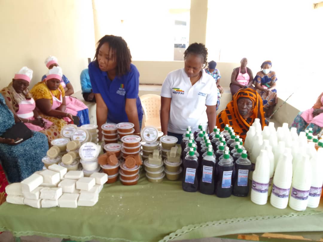 DIRECTION DE L’EMPLOI - Formation en Saponification et Javellisation au profit de la fédération FELOGIE de Dionewar