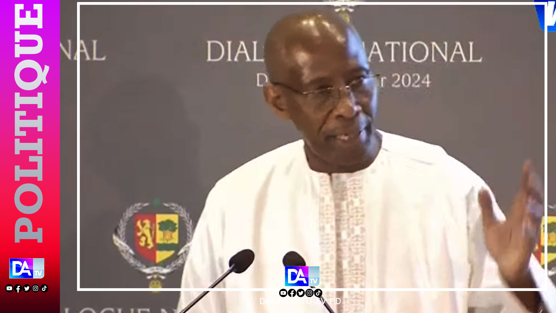 Dialogue National :  Le ministre Samba Sy pour la poursuite du processus... mais contre l'amnistie.. "