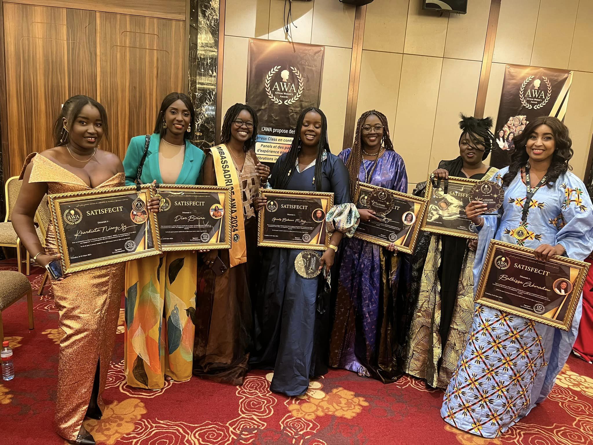 African Women's Awards : Des femmes sénégalaises ont obtenu des trophées à Conakry