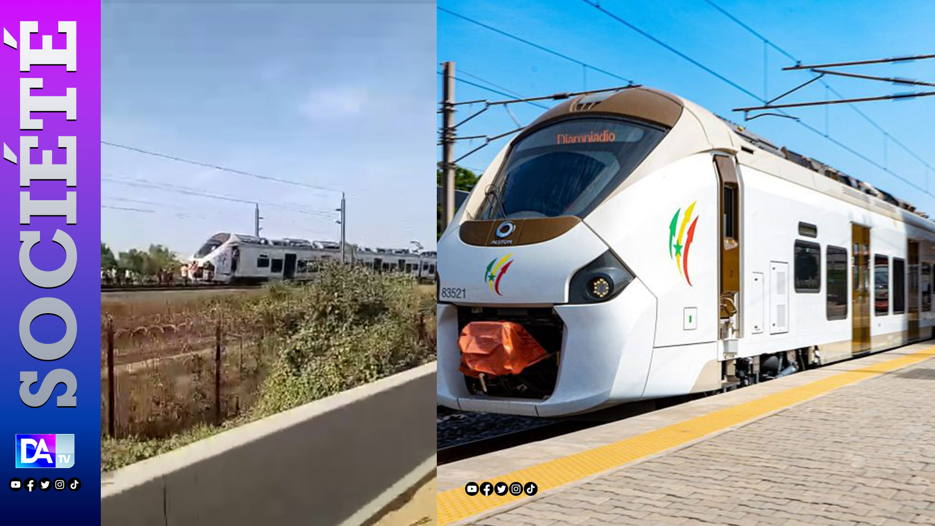 Rufisque / Gare du TER : Un individu chute sur les voies du Train et se blesse grièvement